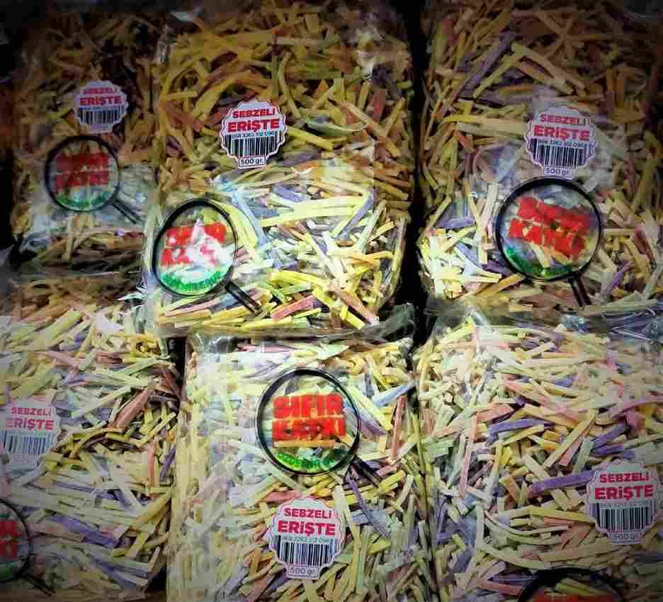 SEBZELİ ERİŞTE 450 gr.