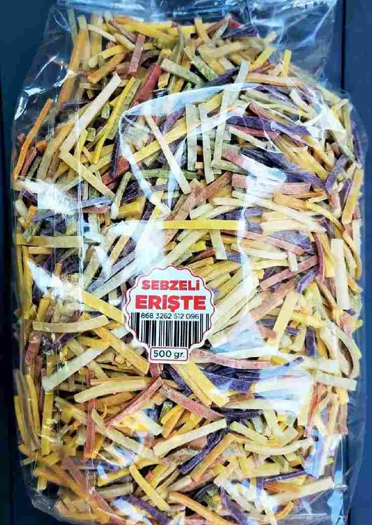 SEBZELİ ERİŞTE 450 gr.