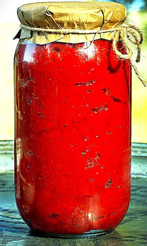 TATLI BİBER SALÇASI 700g (kavanoz)